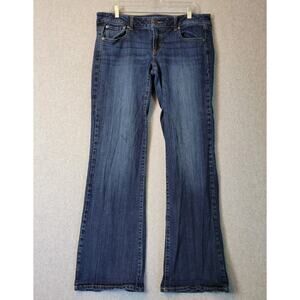 American Eagle Favorite Boyfriend Stretch Low Rise Blue Jeans Women’s 14 Long